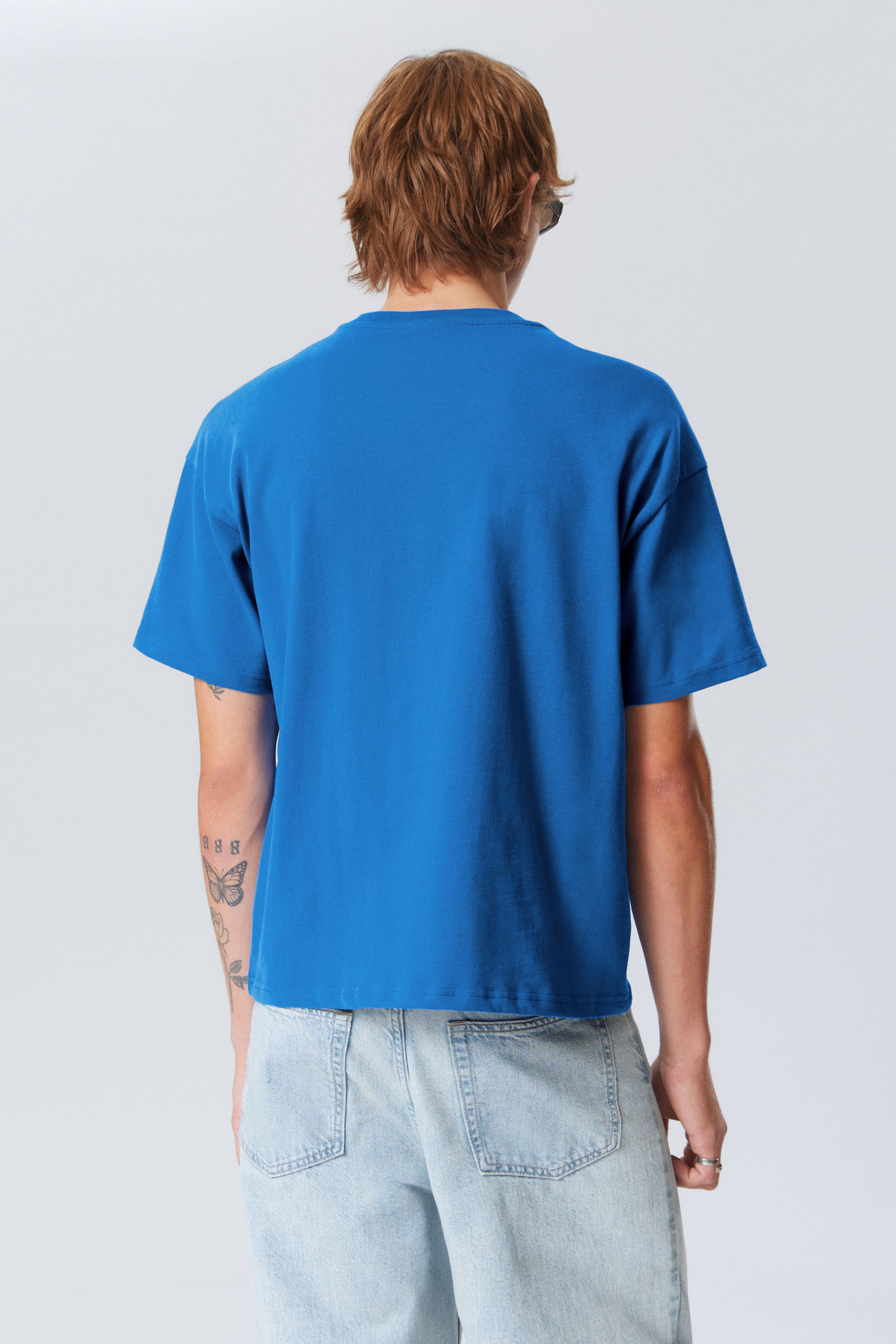 Blue - Sadphant - T-shirt met boxy pasvorm en grafische print - 2