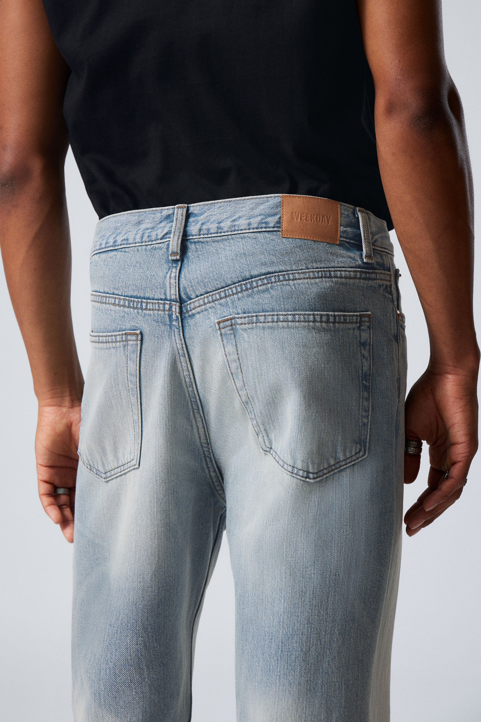 galaxy loose straight leg jeans - Aeon Blue - Light Blue