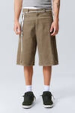 Dusty Mole - Astro Loose Baggy Corduroy Shorts - 0