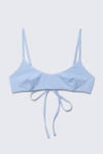 Light Blue - Strappy Bikini Top - 3