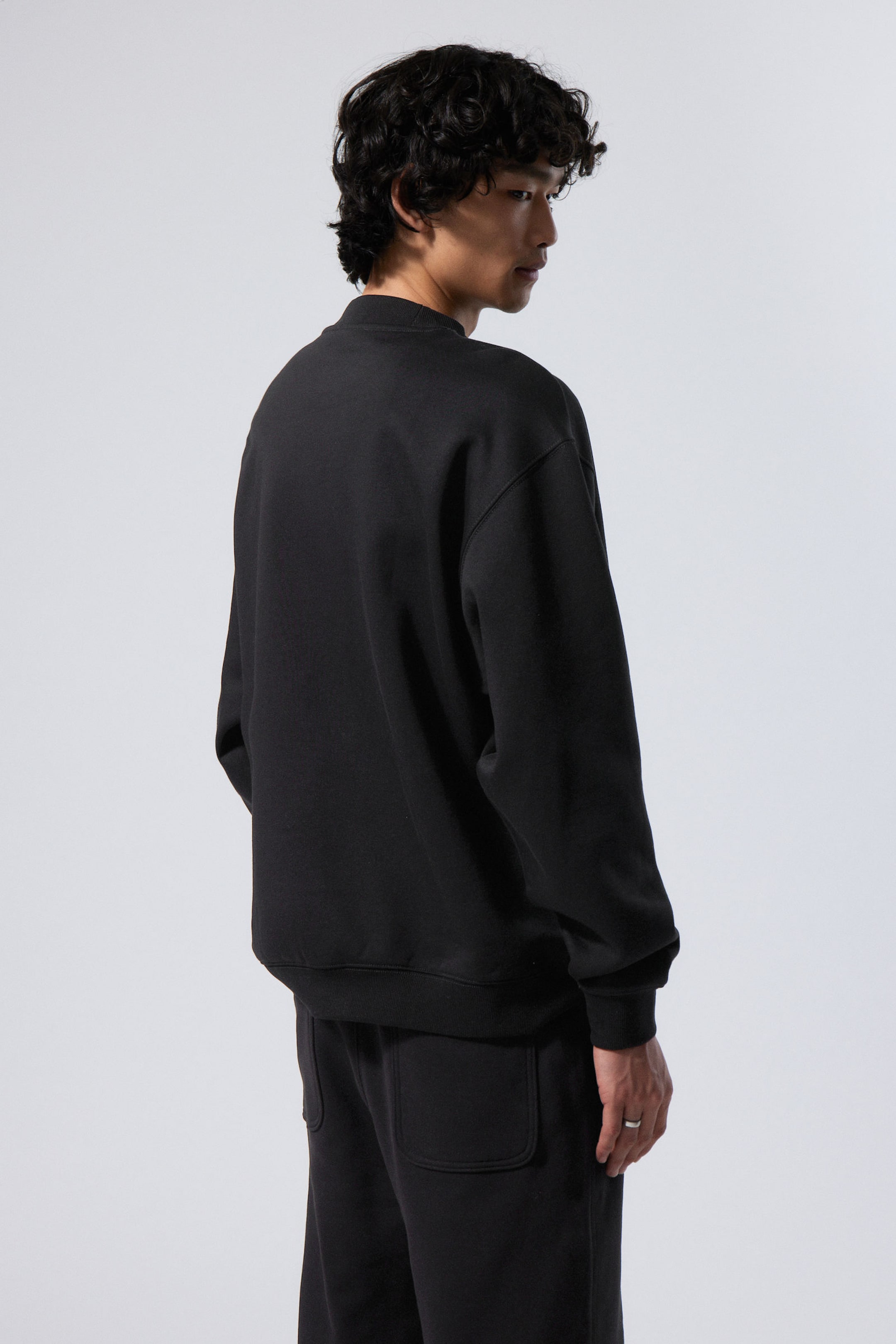 Black - Relaxed Heavyweight Sweatshirt - 3