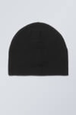 Black - No Fold Beanie - 0