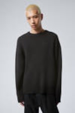 Zwart - Cypher oversized sweater - 0