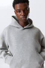 Grey Melange - Simon Scuba Hoodie - 1