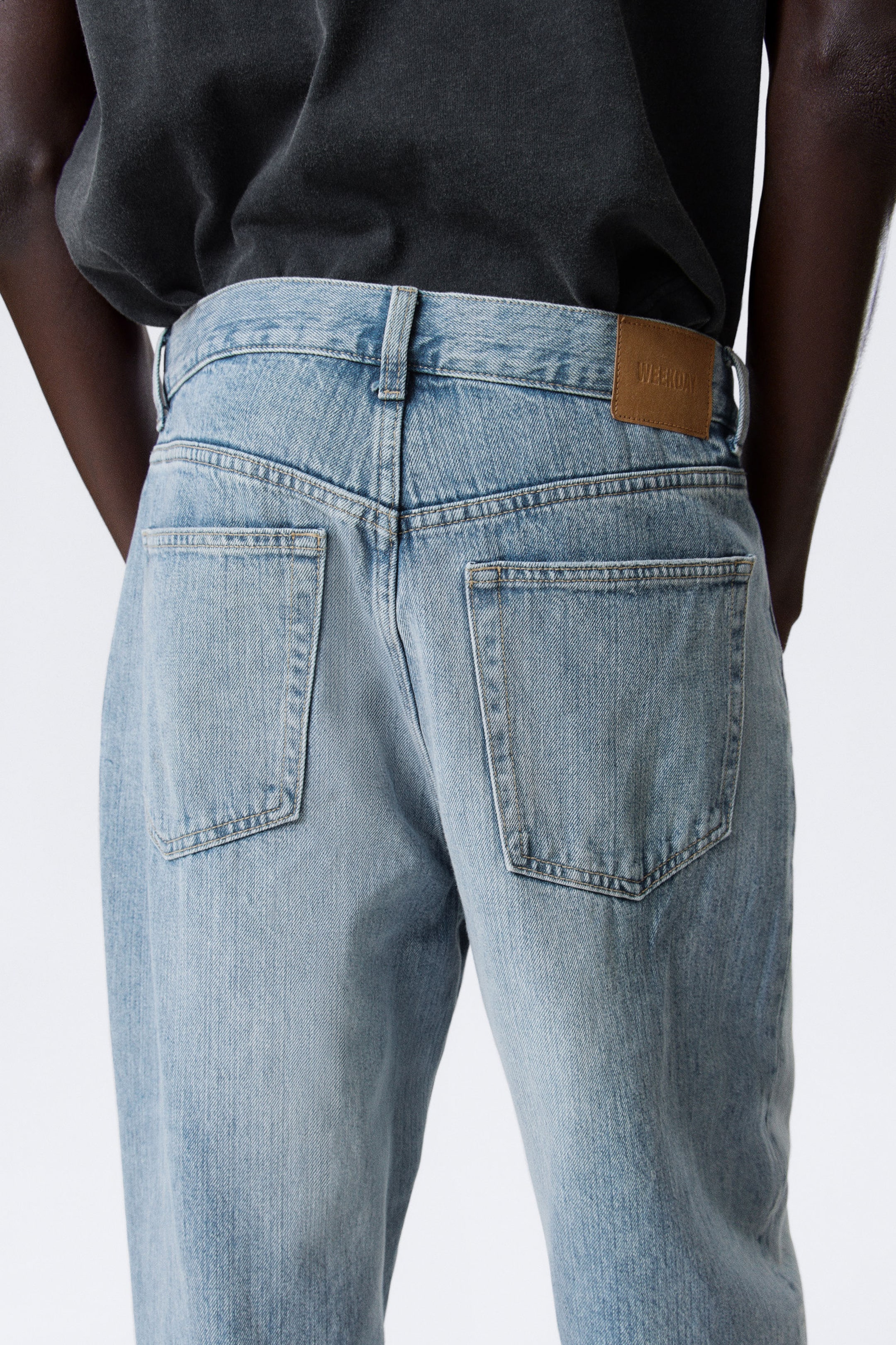 Blue Fade - Middelblauw - Galaxy Loose Straight Leg Jeans - 8