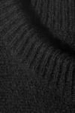 Black - Teo Oversized Wool Blend Knit Sweater - 4