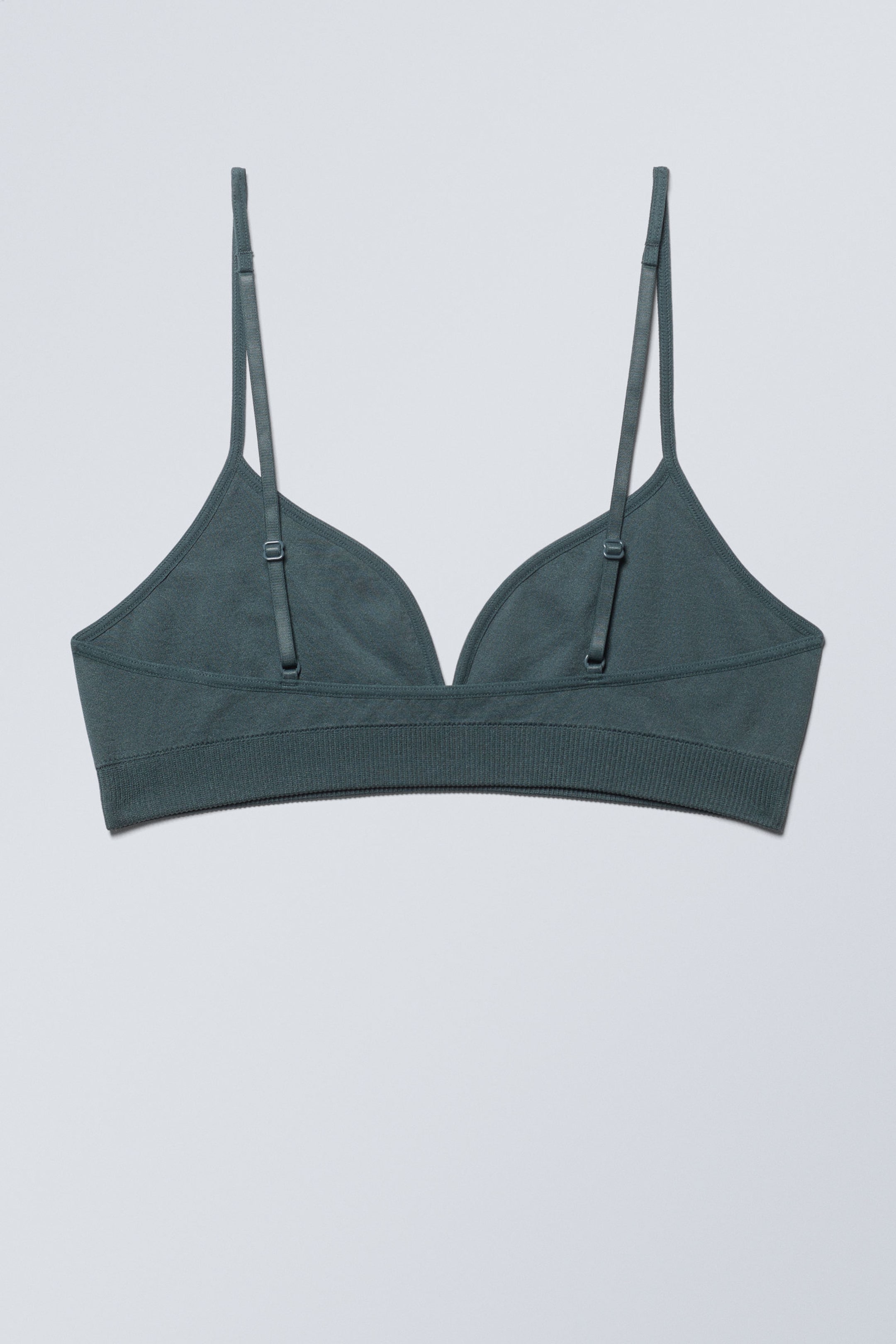 Dark Turquoise - Cat Soft Triangle Bra - 1