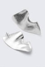 Silver - Sculpted Earrings - 3