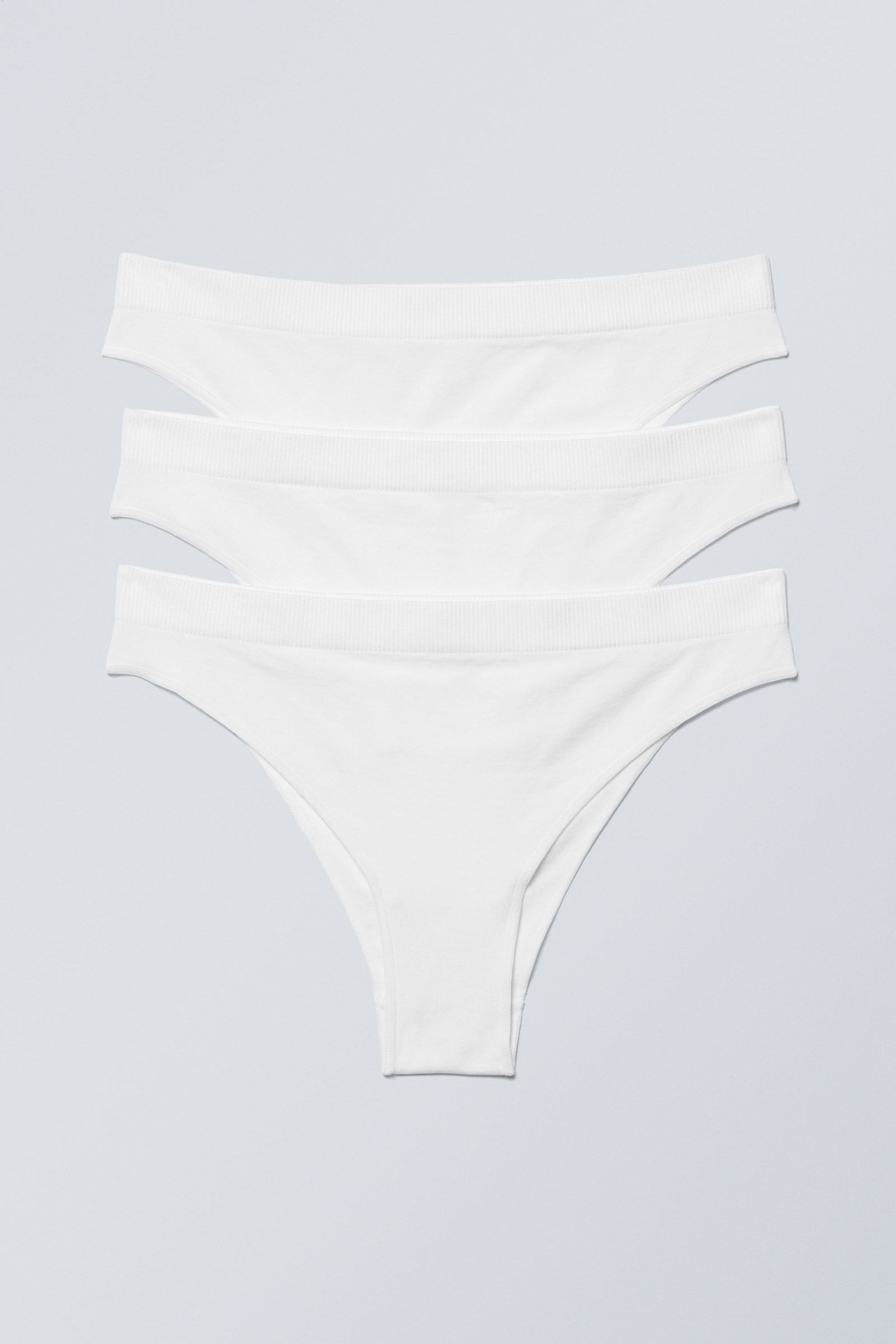 White - 3-pack Cat Soft Briefs - 0