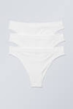 White - 3-pack Cat Soft Briefs - 0