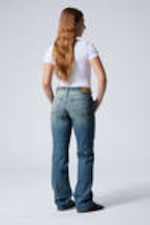 Jackpot Blue - Mittelblau - Arrow Low Waist Regular Straight Leg Jeans - 4