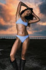 Light Blue - Scoop Bikini Bottoms - 1