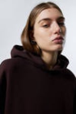 Burgundy - Oversized Heavyweight Hoodie - 1