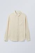 Off-white - Tessa Linen Mix Shirt - 0