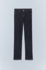 Waschung "Extra Blue" - Sleezie – Skinny Straight Jeans mit niedrigem Bund - 2