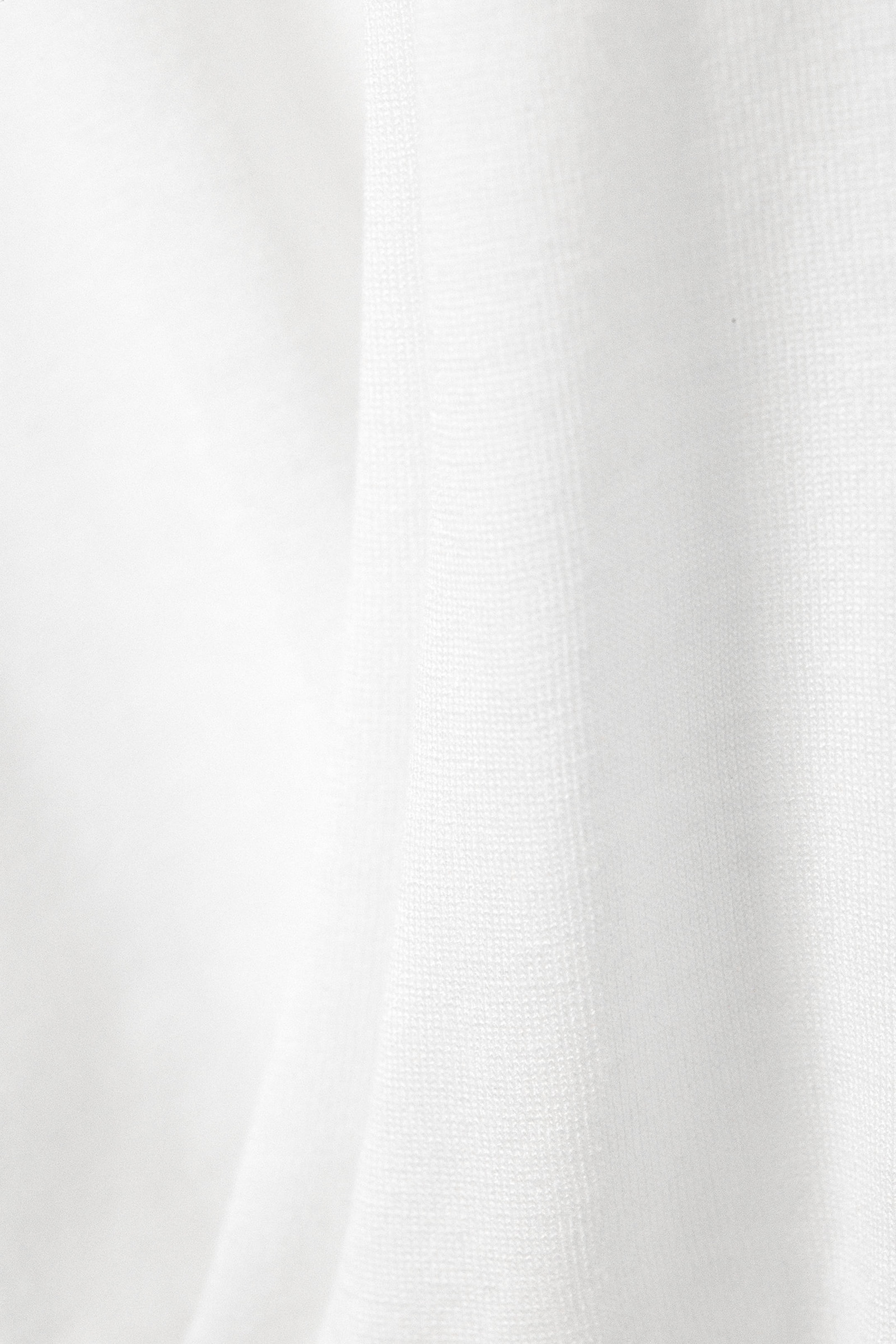 White - Draped Halter Jersey Top - 5