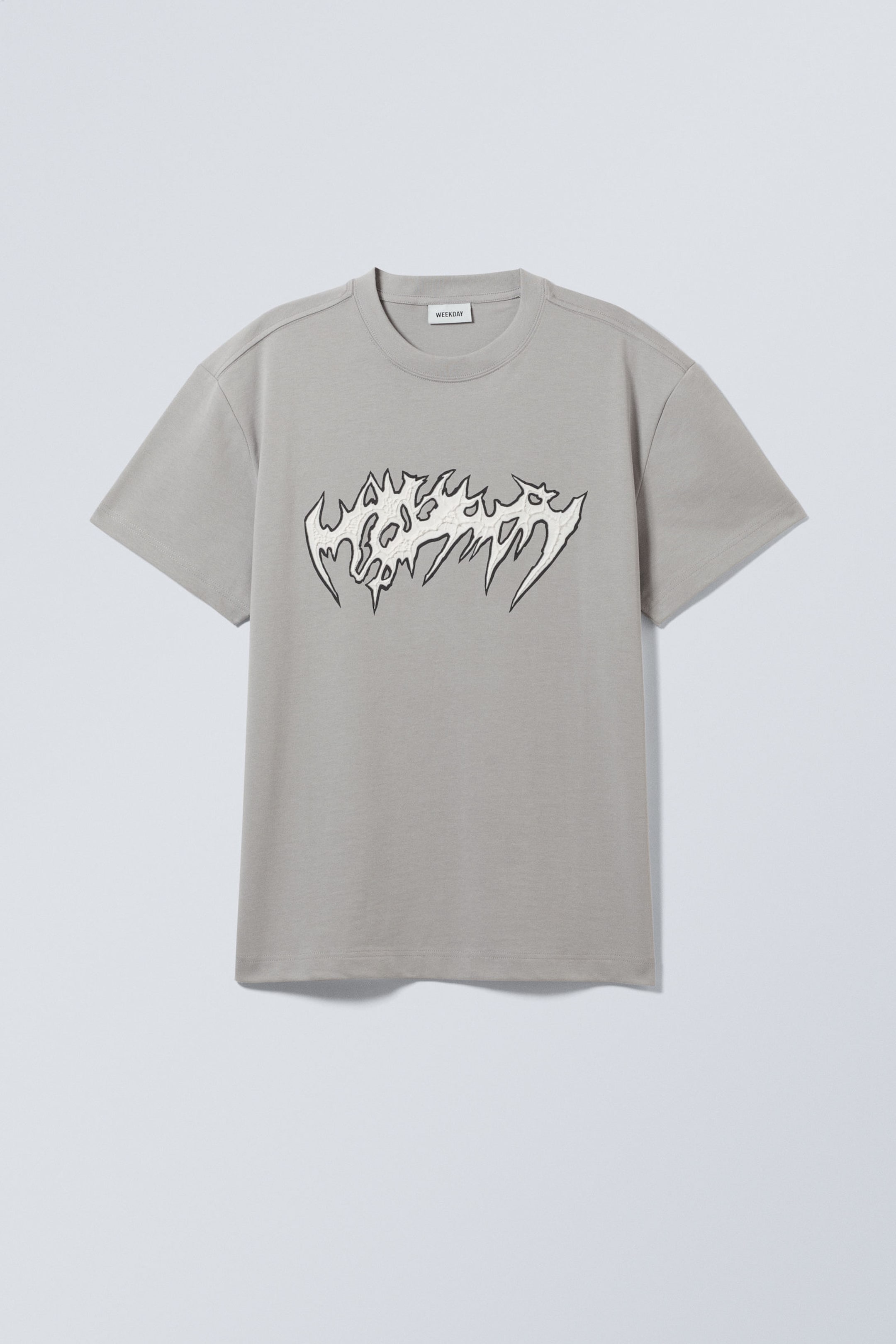 Spiky Metal Band - Oversized Graphic Printed T-shirt - 0