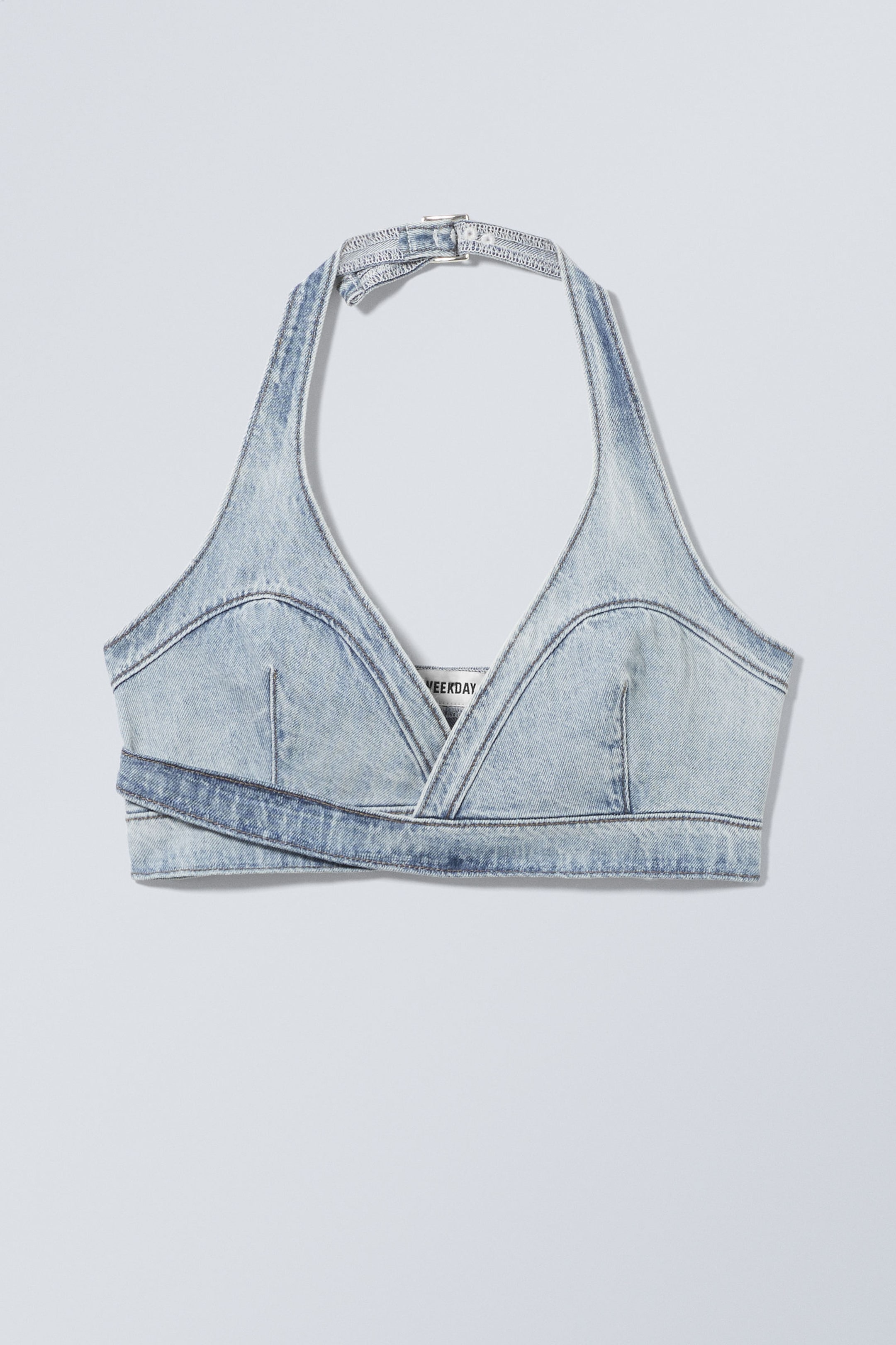 Mondblau - Denim-Bralette Cypress - 0