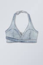 Mondblau - Denim-Bralette Cypress - 0