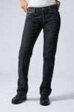 Soil Blue - Brown Stained Blue - Nail Low Rise Slim Straight Leg Jeans - 1