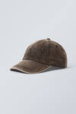 Dunkles Graubraun - Baseball-Cap aus Denim - 0