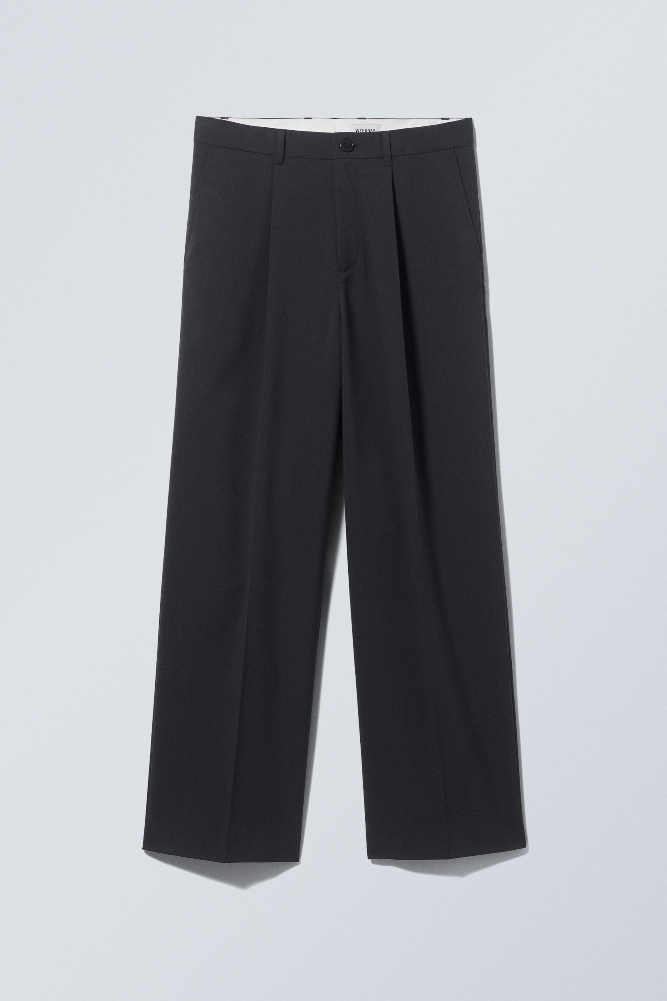 Dark Grey - Uno Loose Suit Trousers - 0