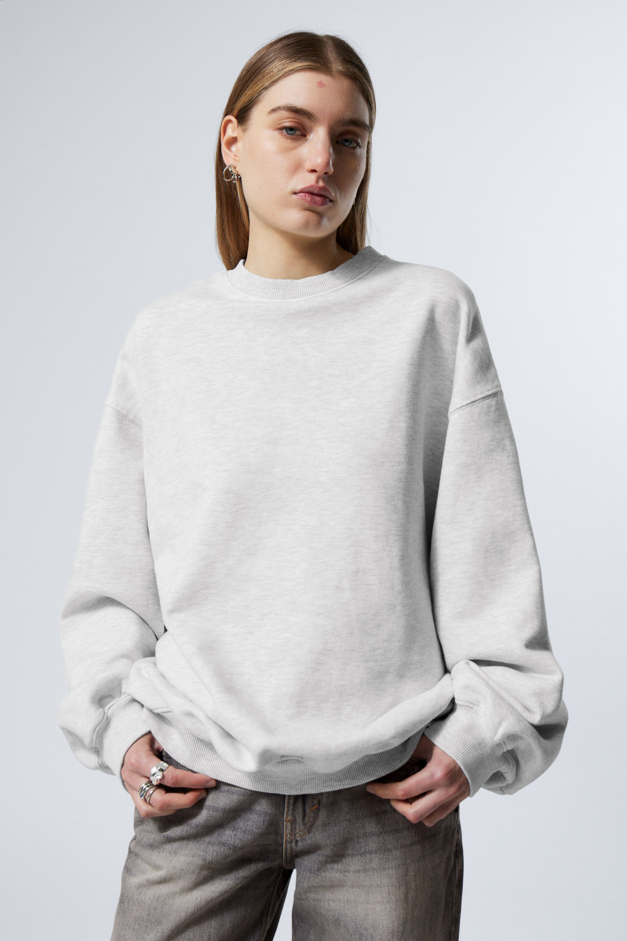 Weekday oversized sweatshirt sale