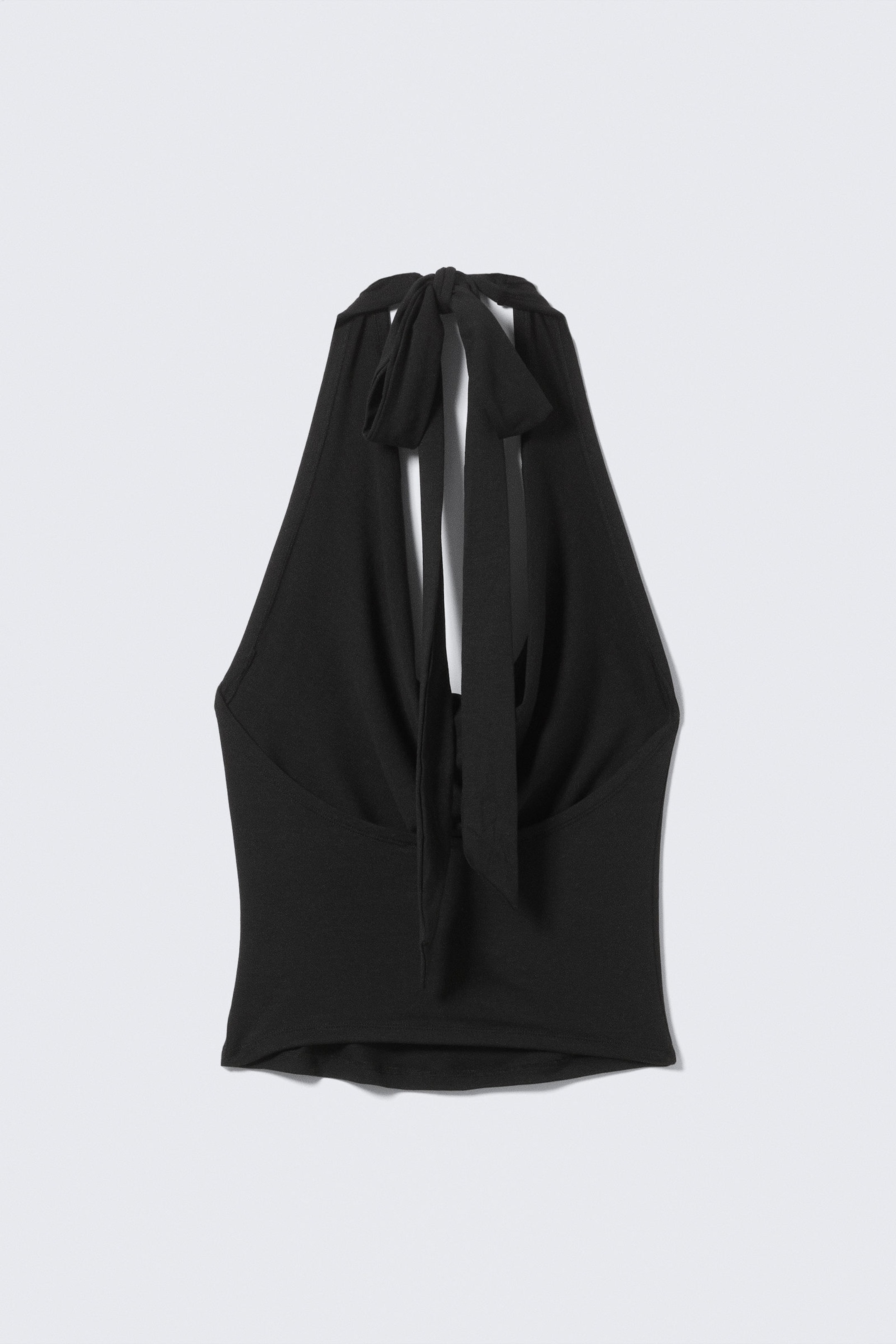 #272627 - Draperad halterneck-topp - 2