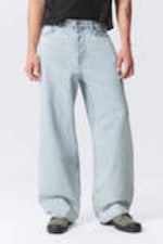 Snow Blue - Hellblau - Astro Loose Baggy Leg Jeans - 1