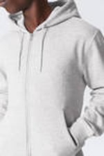 Grau - Kapuzenjacke Standard - 1