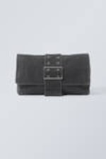 Black - Kylie Denim Shoulder Bag - 0