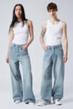 #79829D - Astro Loose Baggy Leg Jeans