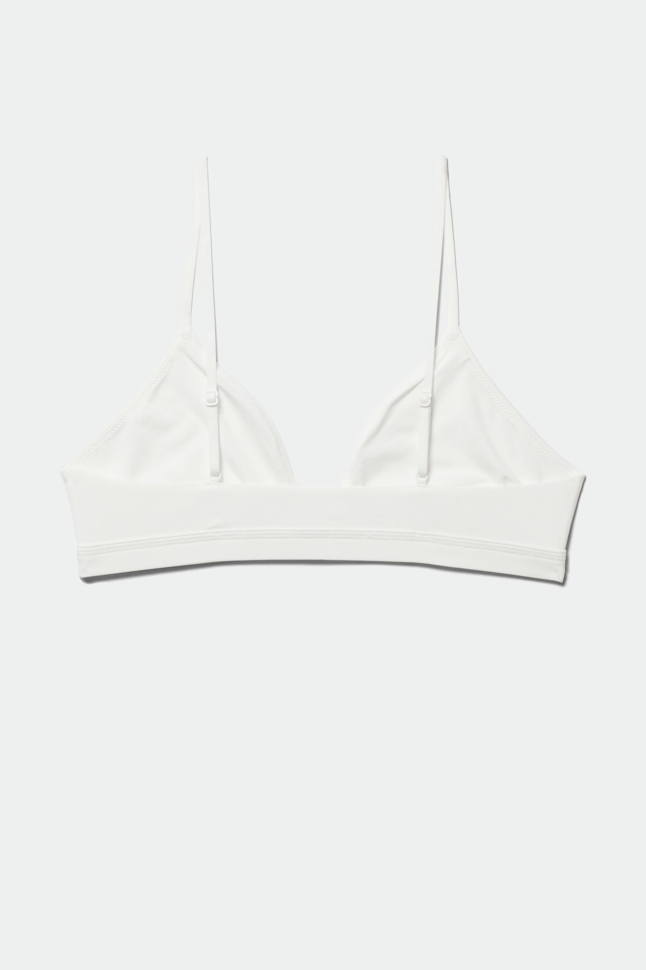 White - Soft Triangle Bralette Soul - 1