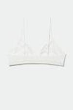 White - Soft Triangle Bralette Soul - 1