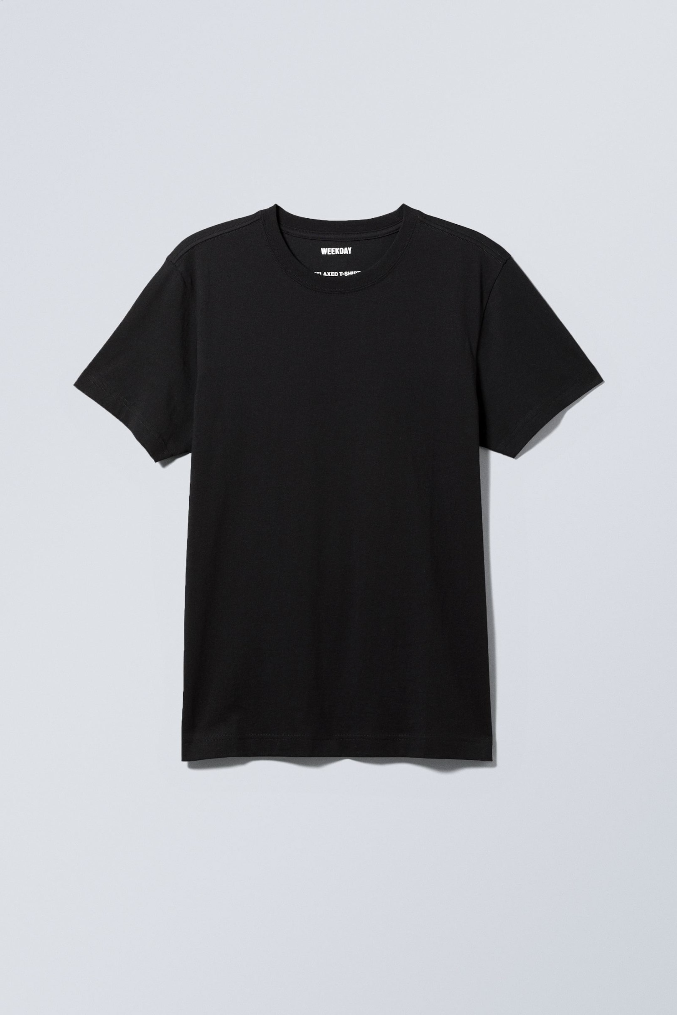 Black - Relaxed Midweight T-shirt - 0