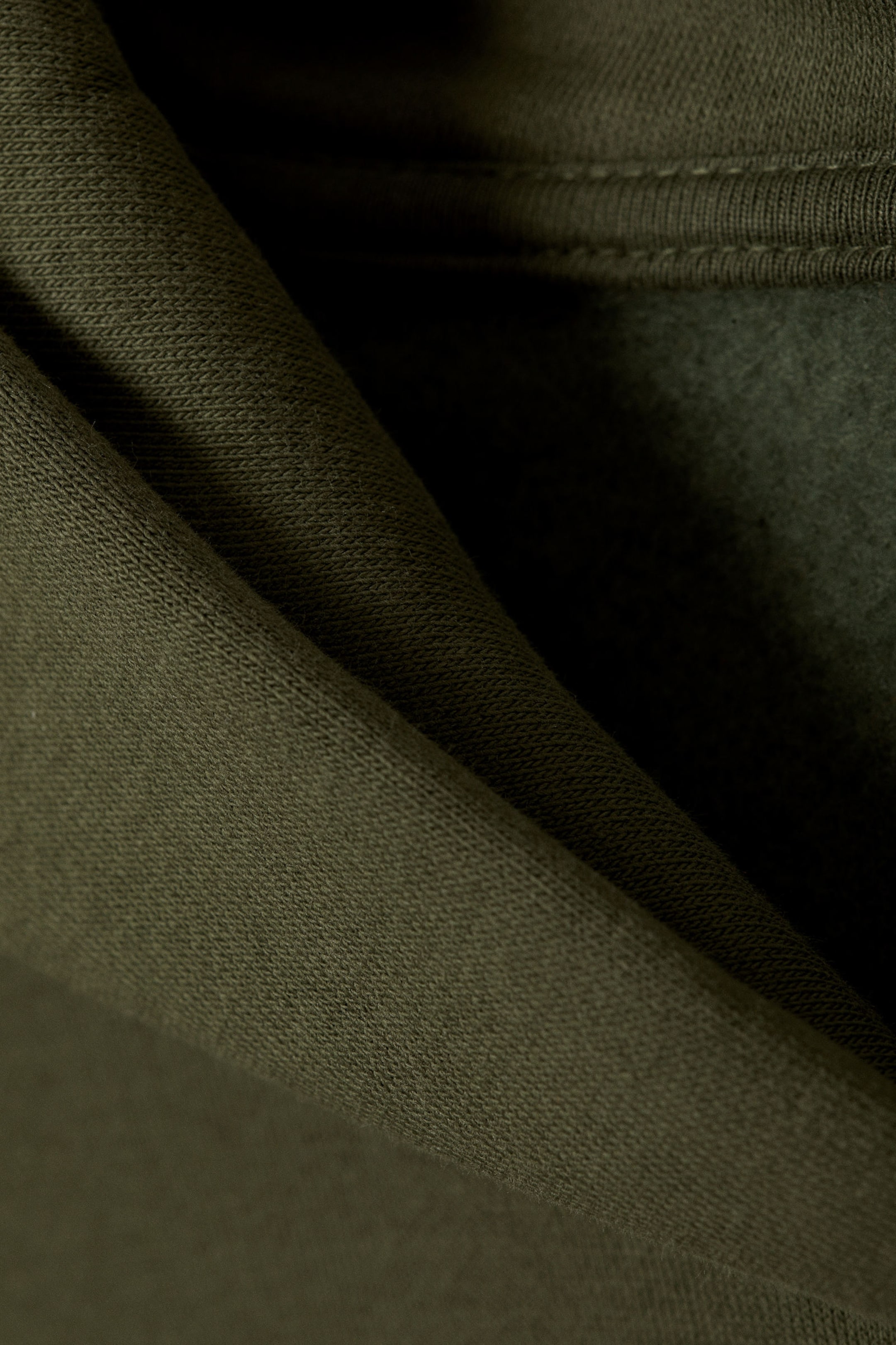 Dark Khaki Green - Oversized Heavyweight Hoodie - 5