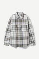 Vit/Rutig - Work Fleece Check Overshirt - 0