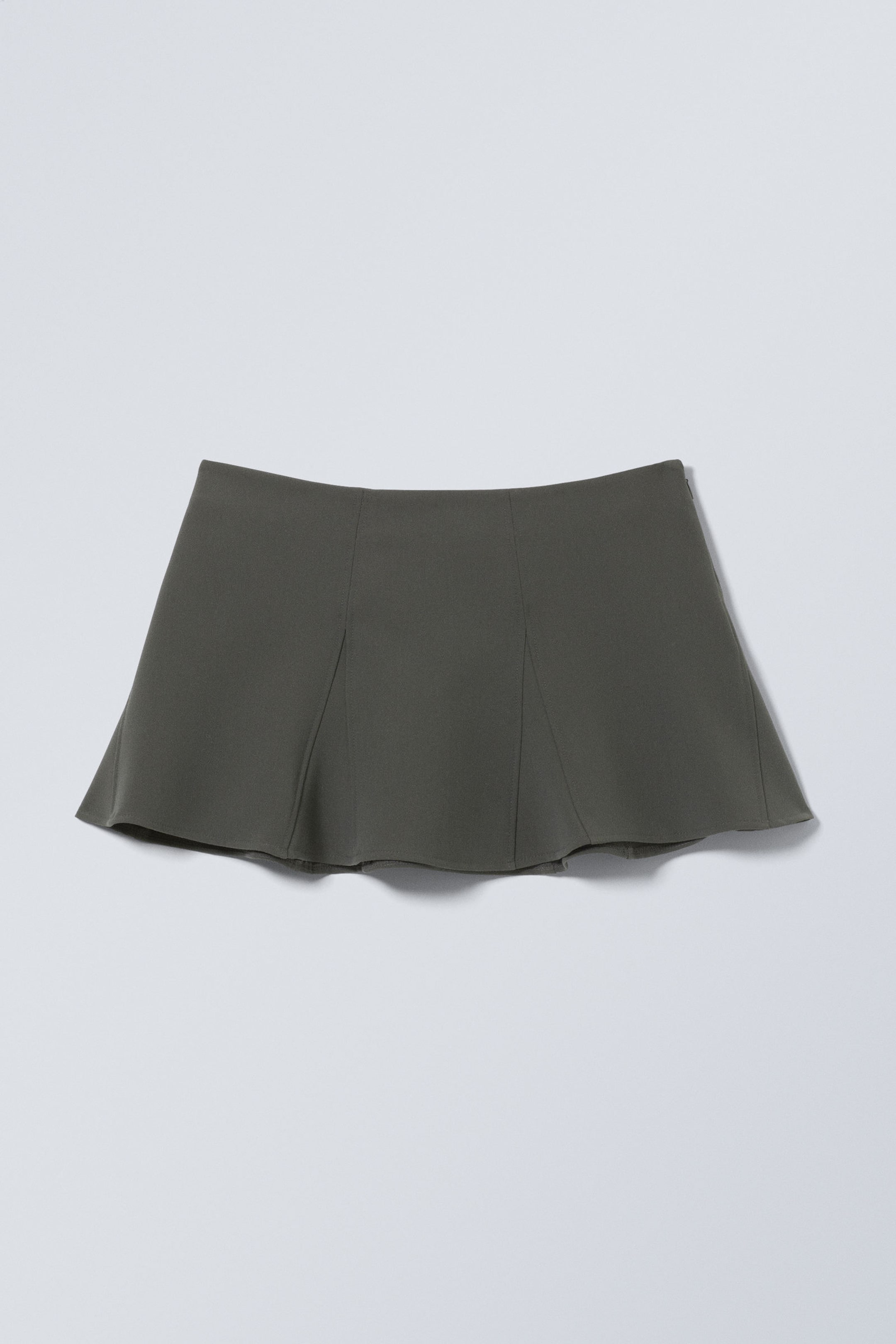 Dark Grey - Mini Skirt - 3