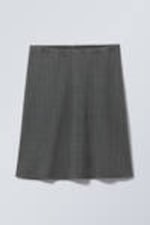 Black - Pointelle Knee Skirt - 0