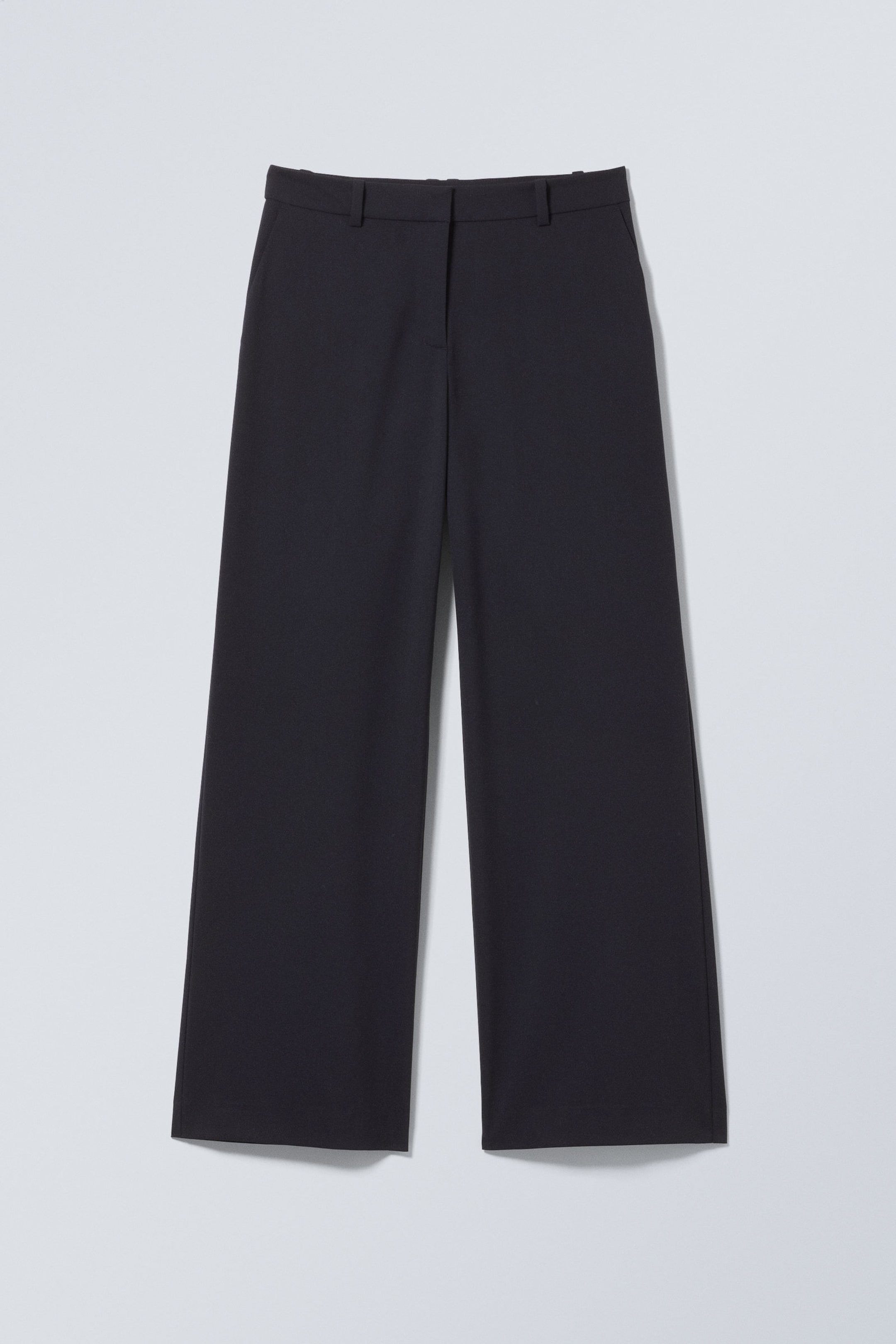 Dark Blue - Emily Low Waist Suiting Trousers - 1