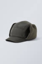 Dark Khaki Green - Flap Cap - 2