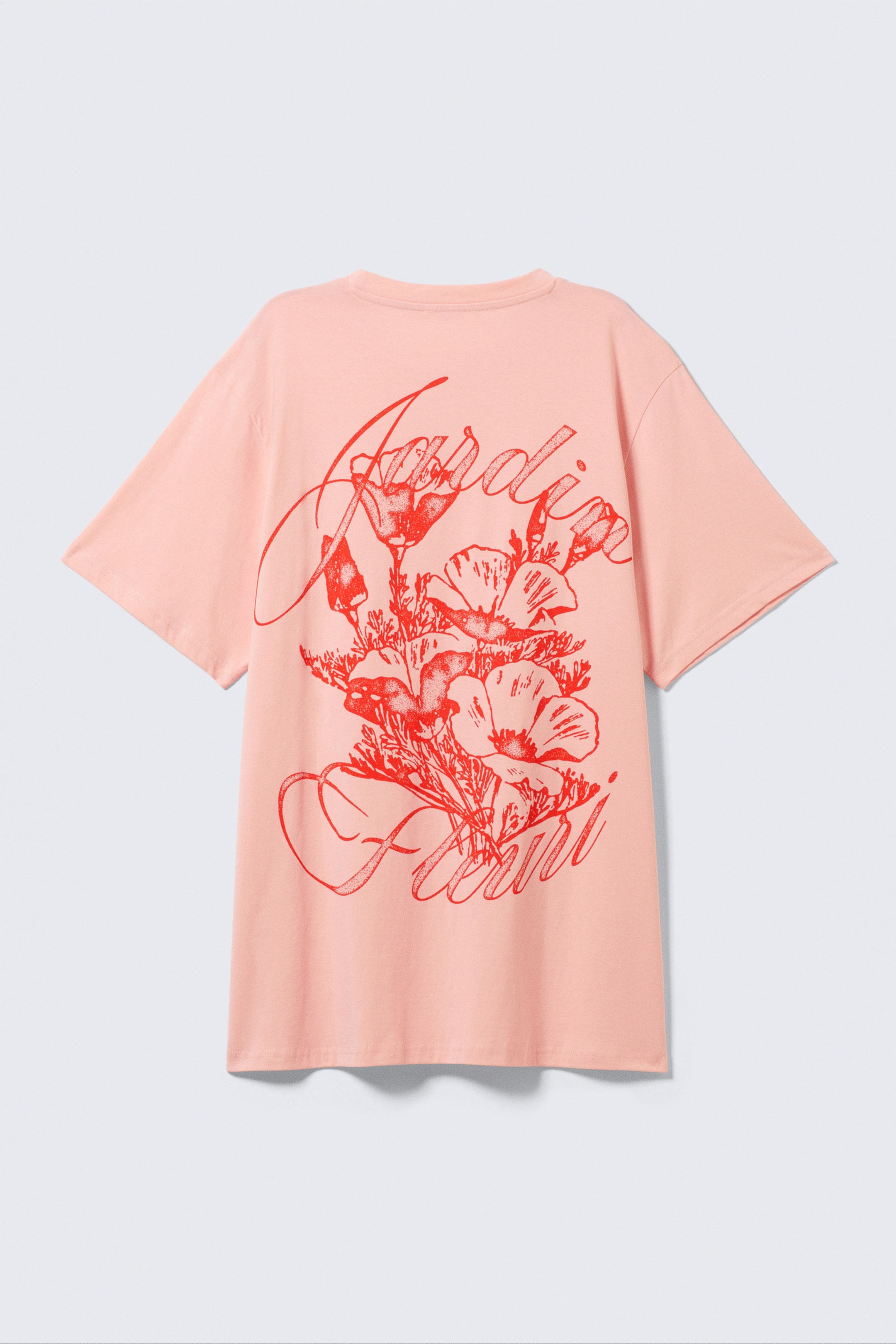 #EEC2BC - Graphic Oversized Cotton T-shirt - 2