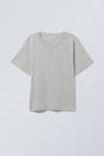 Grey Melange - Essence Standard T-shirt - 0