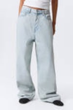 Snow Blue - Hellblau - Astro Loose Baggy Leg Jeans - 7