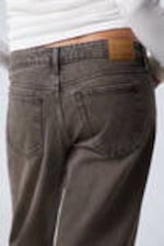 Clay Grey - Grey - Arrow Low Rise Regular Straight Leg Jeans - 4