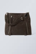 Dark Mole - Medium Zip Shoulder Bag - 1