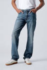 Iron Blue - Medium Blue - Klean Regular Straight Leg Jeans - 1