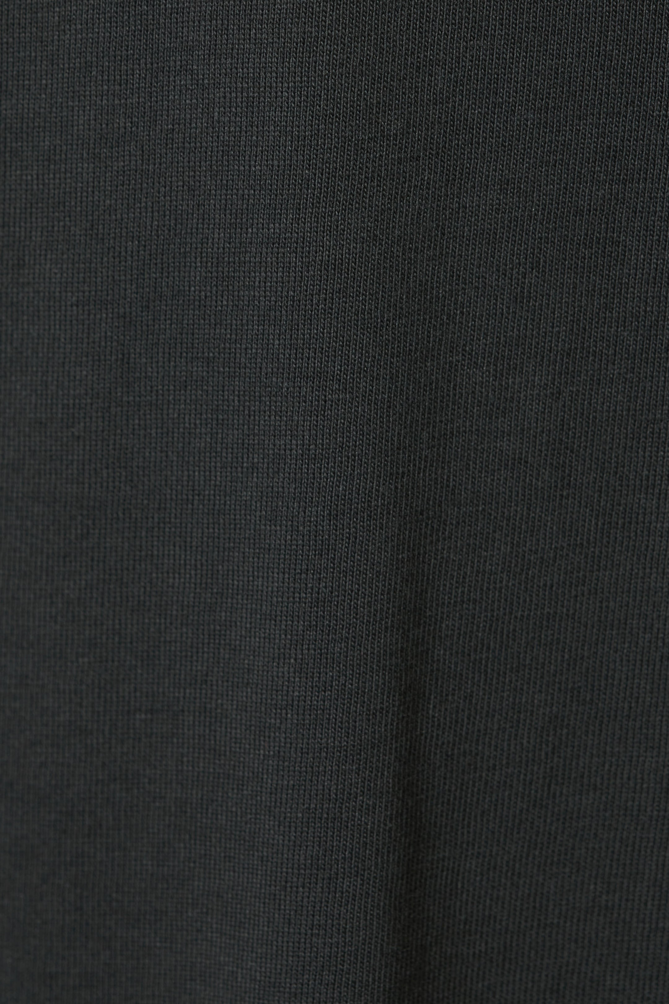 Dark Grey - Relaxed Boxy Cotton T-shirt - 3