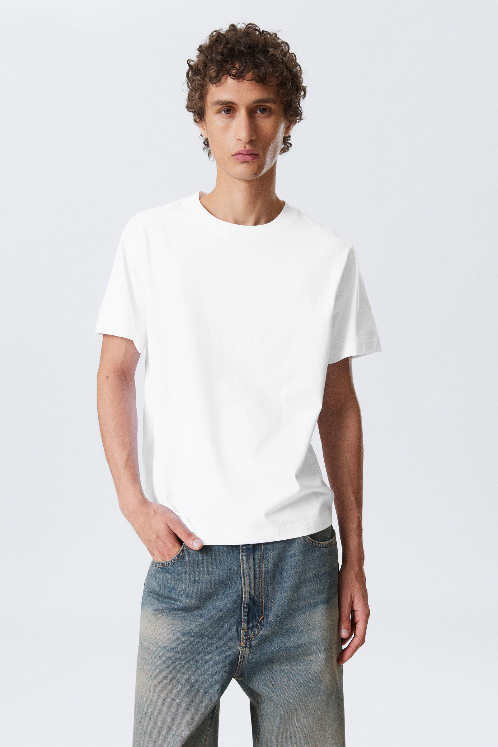 washed boxy t-shirt - Dark Grey | Weekday WW washed boxy t-shirt - Dark Grey | Weekday WW