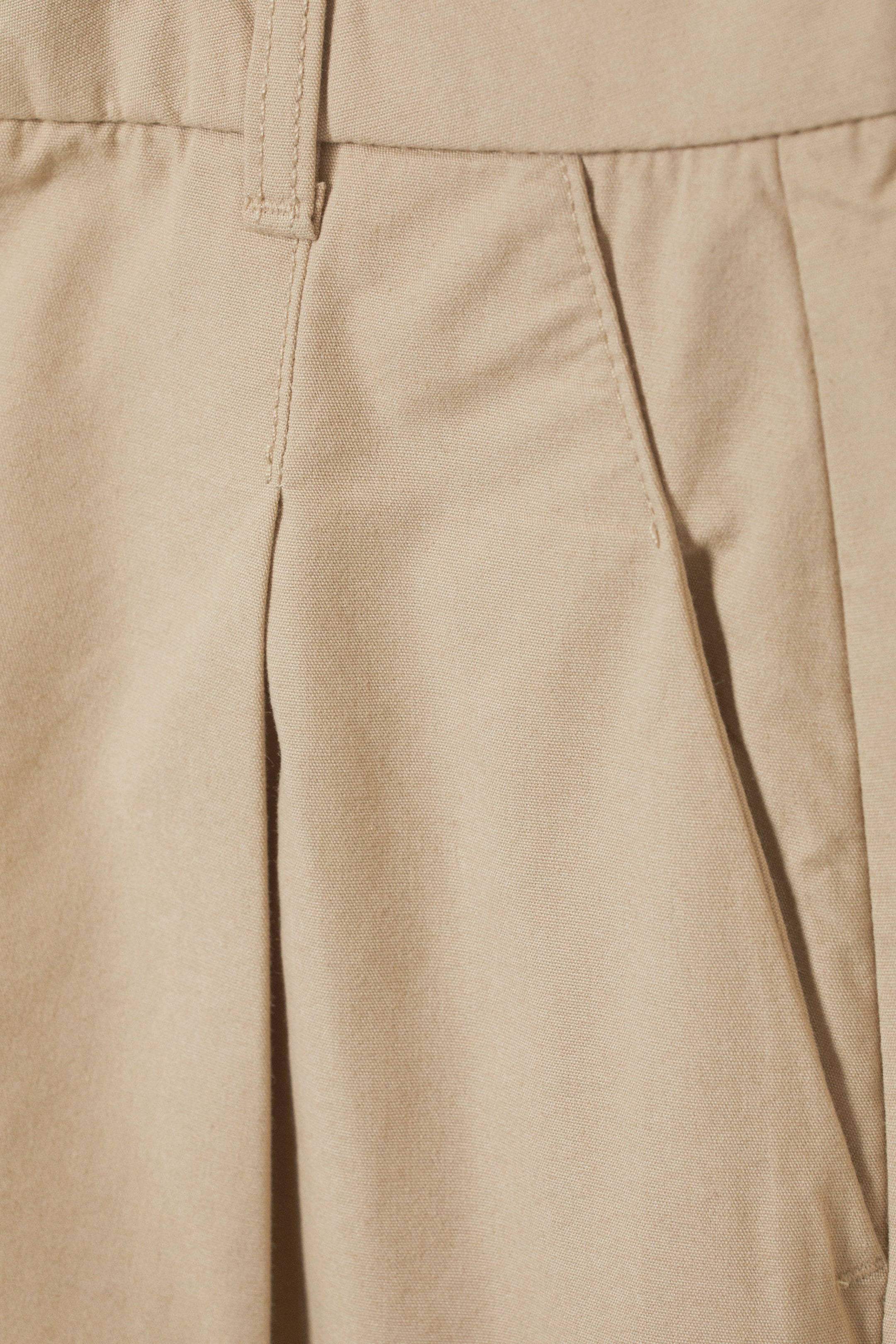 Zachtbeige - Chino midi-rok - 1